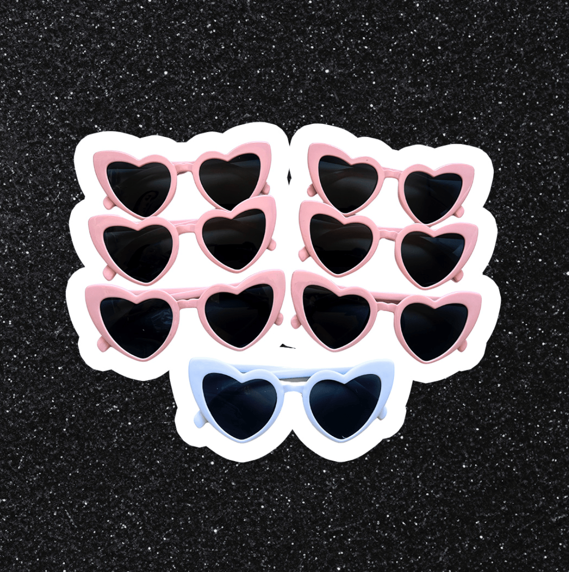 Gafas corazones 7 unidades