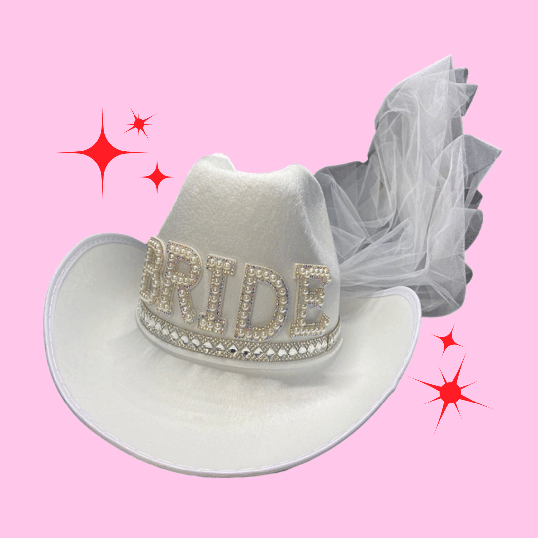 Sombrero rodeo bride